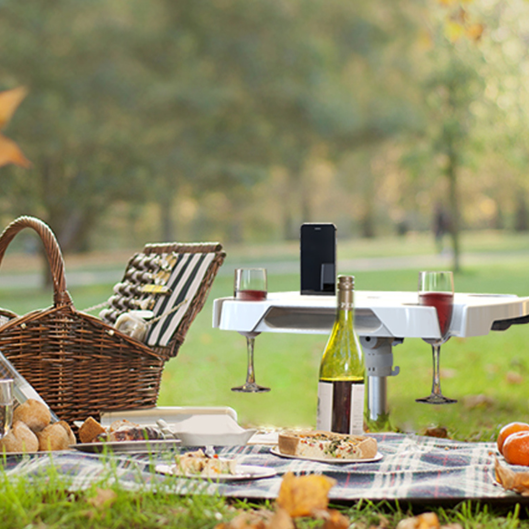 Short Pole for sTable Portable Picnic Table