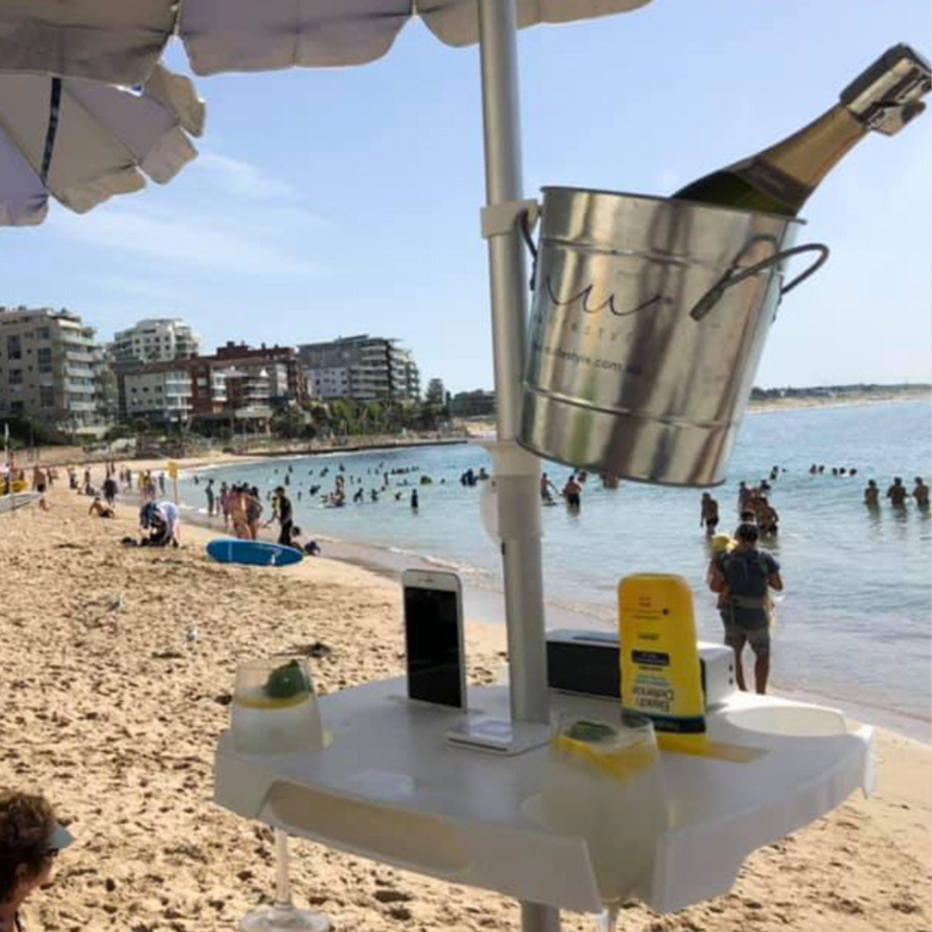 sTable - Portable Picnic Table for Beach Umbrellas and Cabanas