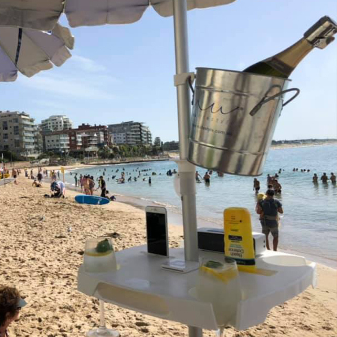 sTable - Portable Picnic Table for Beach Umbrellas and Cabanas