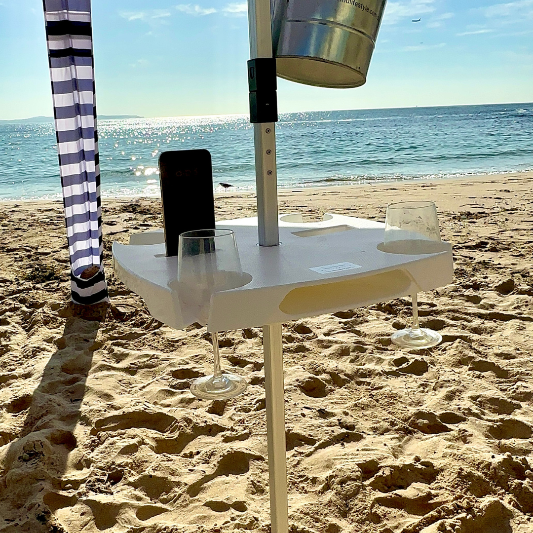 sTable - Portable Picnic Table for Beach Umbrellas and Cabanas